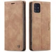 Чехол-книжка CaseMe из нубука для Samsung A51 Светло-коричневый - изображение 14