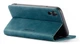 Чохол-книжка CaseMe із нубука для iPhone XR Бірюзовий - зображення 9