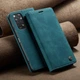 Чехол-книжка CaseMe из нубука для Xiaomi Redmi Note 11 Pro Бирюзовый - изображение 3