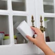 Набор меламиновых губок для уборки без химии Clean It магические губки - ластики для удаления сложных загрязнений, 20 шт, белый (110315771) - изображение 3