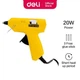 Пiстолет для клею Deli ЕА50061 жовт 7мм 20W+ 3стрижня - изображение 3