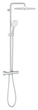 Душевая система с термостатом для настенного монтажа Grohe Tempesta System 250 Cube (26689001) - изображение 1