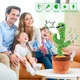 Танцующий кактус на батарейках 120 песен с подсветкой Dancing Cactus Зеленый - изображение 13