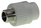 Муфта PPR Grandi d20 із зовнішнім різьбленням 1/2" дюйма - зображення 1