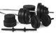 Професійна лавка зі стійками RN-Sport black rock + 4 грифи, 115 кг дисків - изображение 4