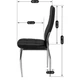 Стул кухонный MEBEL ELITE MOLLY, черный / экокожа ME.MOLLY/CZ/CH/E/K - изображение 6
