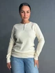 Свитер женский A-N 02493 букле с пуговицами тонкий и теплый базовый one size молочный - изображение 1