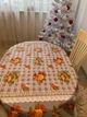 Скатертина клейонка на кухонний стіл 110х140 см мереживна непромокальна з візерунком - зображення 2