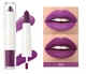Губная помада 2-в-1 QiBEST №6 Lip Gloss and Lipstick Фиолетовая водостойкая матовая - изображение 1