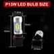 Світлодіодна автолампа P13W PSX26W 4,5 Вт 12 V 3030 30 SMD Біла - зображення 2