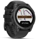 Спортивные часы GARMIN Fenix E 47mm AMOLED Slate Gray with Black Silicone Band - изображение 2
