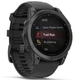 Спортивные часы GARMIN Fenix E 47mm AMOLED Slate Gray with Black Silicone Band - изображение 3