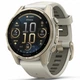 Спортивные часы GARMIN Fenix 8 43mm AMOLED Sapphire Soft Gold with Fog Gray Silicone Band - изображение 1
