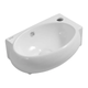 Раковина подвесная Mixxus Premium DIVERSE-1201-L 400х215х140mm с отверстием под смеситель и переливом MP6507 - изображение 1
