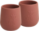 Zestaw kubków dla dzieci Nuuroo Abel silikonowy Mahogany 145 ml 2 szt (ZES5715235000491) - obraz 1