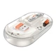 Компьютерная мышь hoco gm35 general dual-mode silent battery version беспроводная белый цвет - изображение 2