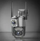 Вулична камера відеоспостереження SC03 V380pro під'єднання Wi-Fi LAN дві лінзи - зображення 1