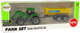 Traktor LEAN Toys Pojazd rolniczy z przyczepką D Zielony 14826 (5905515352918) - obraz 1