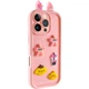Протиударний Чохол TPU Toys Case with Ears для Apple iPhone 16 Pro (6.3") Light Pink - зображення 5