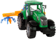 Zabawka LEAN Toys Ciągnik ze zgrabiarką z napędem frykcyjnym Zielony 14840 (5905515353052) - obraz 7