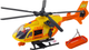 Zabawka LEAN Toys Helikopter ratunkowy z hakiem i noszami oraz ze światłami i dźwiękami Pomarańczowy 1:12 21460 (5905991038566) - obraz 3