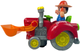 Zabawka LEAN Toys Interaktywny traktor koparka na baterie z muzyką i światłami 12089 (5904665997956) - obraz 4