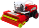 Zabawka LEAN Toys Kombajn rolniczy farmerski z hederem i napędem Czerwony 25001 (5905991060512) - obraz 3