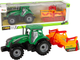Zabawka LEAN Toys Traktor z kultywatorem z napędem Zielono-pomarańczowy 14842 (5905515353076) - obraz 2