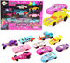 Zestaw autek LEAN Toys Resoraki dla dziewczynek 10 szt Różowe 24731 (5905991057819) - obraz 2