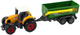 Zestaw maszyn rolniczych LEAN Toys Traktory z przyczepami 2 szt + Kombajn 14832 (5905515352970) - obraz 6