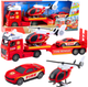 Zestaw strażacki LEAN Toys ze światłami i dźwiękami Ciężarówka + Helikopter + Samochód 22997 (5905991053460) - obraz 2