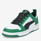 Подростковые кеды для мальчика Puma Rebound Layup Lo Sl Jr 37049024 5903419747854 38 Зеленые (5903419747861) - изображение 2