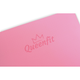 Коврик для фитнеса и йоги Queenfit TPE 0 5 см розово-фиолетовый гимнастический коврик мат для тренировок - изображение 7