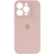 Чохол Silicone Premium case з захистом камери для iPhone 16 Pro Full Camera Protective pink sand 2269 - изображение 1