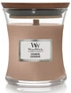 Ароматическая свеча с ароматом айвы, ириса и кедра Woodwick Mini Cashmere 85г - изображение 1