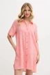 Платье-рубашка DKNY 42(S) Коралловый (116236) - изображение 1