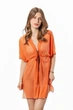 Халат пляжный женский из сеточки 87-395с One size(S-M) Оранжевый (2000002715016) - изображение 1