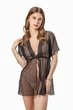 Халат пляжный женский из сеточки Felisiya Lingerie 87-170кп One size(S-M) Черный - изображение 4