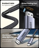 Кабель UGREEN CM565 USB-C to HDMI 2.1 (8K@60Hz; 4K@144Hz) для MacBook Pro iMac iPad Pro Samsung VRR 2м (15850) - изображение 3