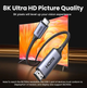 Кабель UGREEN CM565 USB-C to HDMI 2.1 (8K@60Hz; 4K@144Hz) для MacBook Pro iMac iPad Pro Samsung VRR 2м (15850) - изображение 5