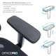 Офисное кресло OfficePro Wave OC670-B-B-B (OC670-B-B-B) - изображение 10