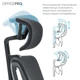 Офісне крісло OfficePro Balance OC620-B-B-B (OC620-B-B-B) - зображення 14