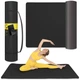 Коврик (мат) спортивный 4FIZJO TPE Gigant 200 x 125 x 2 см для йоги и фитнеса Black (P-5907739318992) - изображение 1