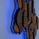 Карта України настінна мала 3D об'ємна англійською з синьою підсвіткою (220В) в коробці 55*38.5 см Гранд Презент (16ССАнгл) - изображение 4
