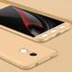 Чехол GKK 360 для Xiaomi Redmi Note 4 / Note 4X Global Version бампер оригинальный Gold - изображение 1