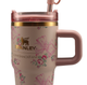 Термос термокружка Stanley Quencher H2.0 Tumbler из нержавеющей стали Roza Beaux Pink 0,59 л KT6007864 - изображение 6