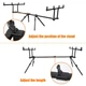 Род-под COONOR Carp Rod Pod на 4 удилища с телескопическими ножками - изображение 12