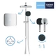 Душевая система Grohe QuickFix Vitalio Comfort 250 Cube 26698001 - изображение 9