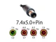 Блок питания для Dell Latitude D510, D520, D530, D531, D531N, D600, D610 (19.5V 4.62A 90W (7.4*5.0+pin)) - изображение 2