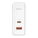 Сетевое зарядное устройство Baseus GaN5 Pro 2 порта, USB + Type-C 100W + кабель Type-C/Type-C 1М (CCGP090202) - зображення 5